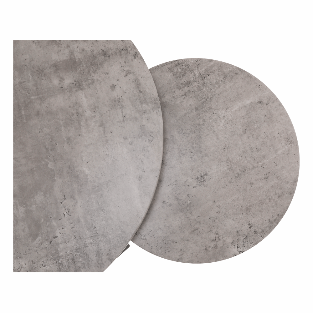 Masuta de cafea IKLIN, beton / negru