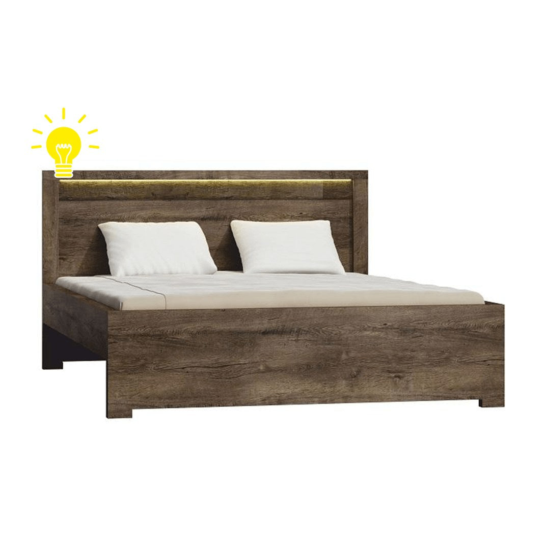 Iluminare LED mobilier Infinity, alb, vedere din față