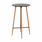 Masa de bar IMAM, negru / stejar
