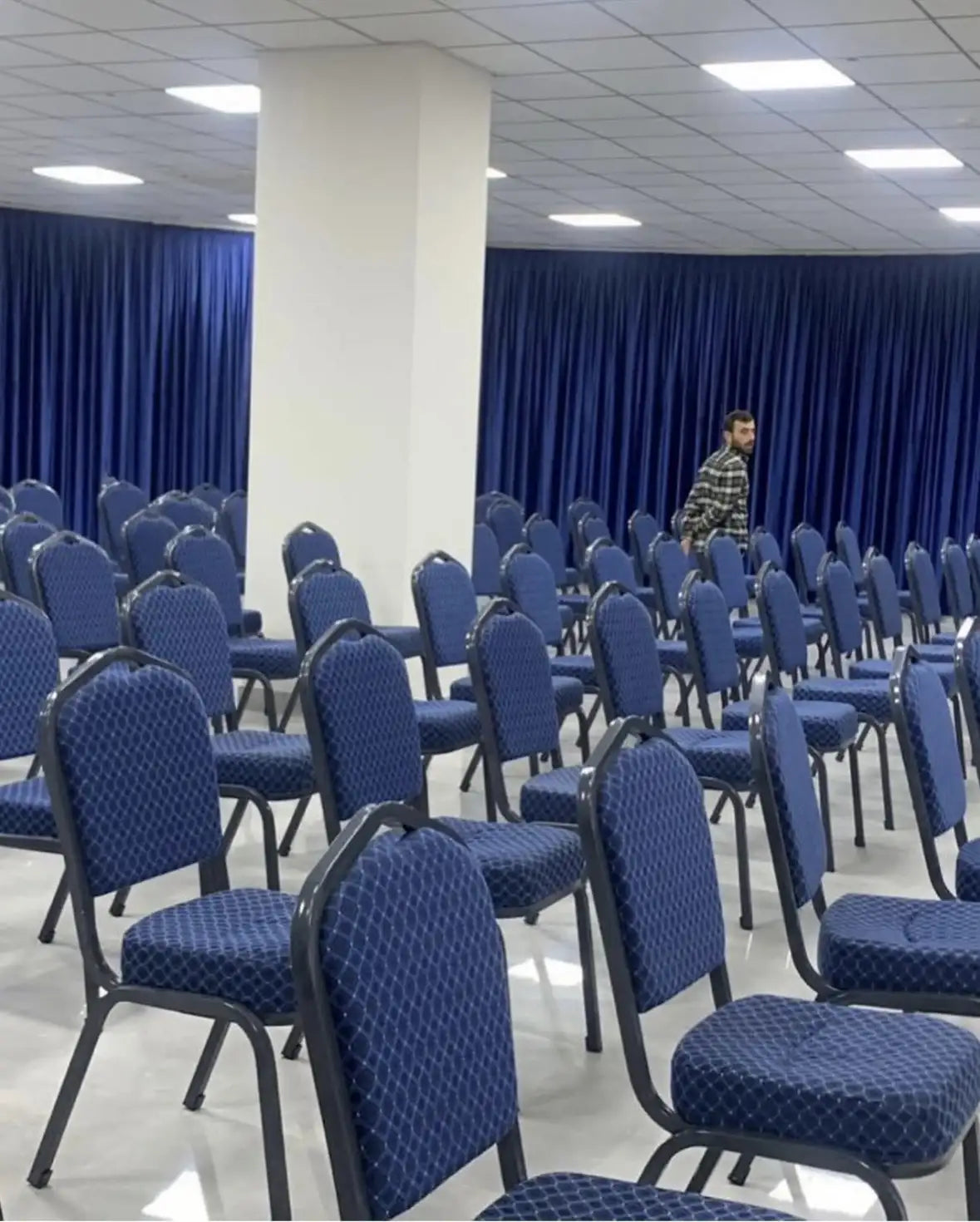 Scaun de birou tapitat evenimente Hilton, vedere 5