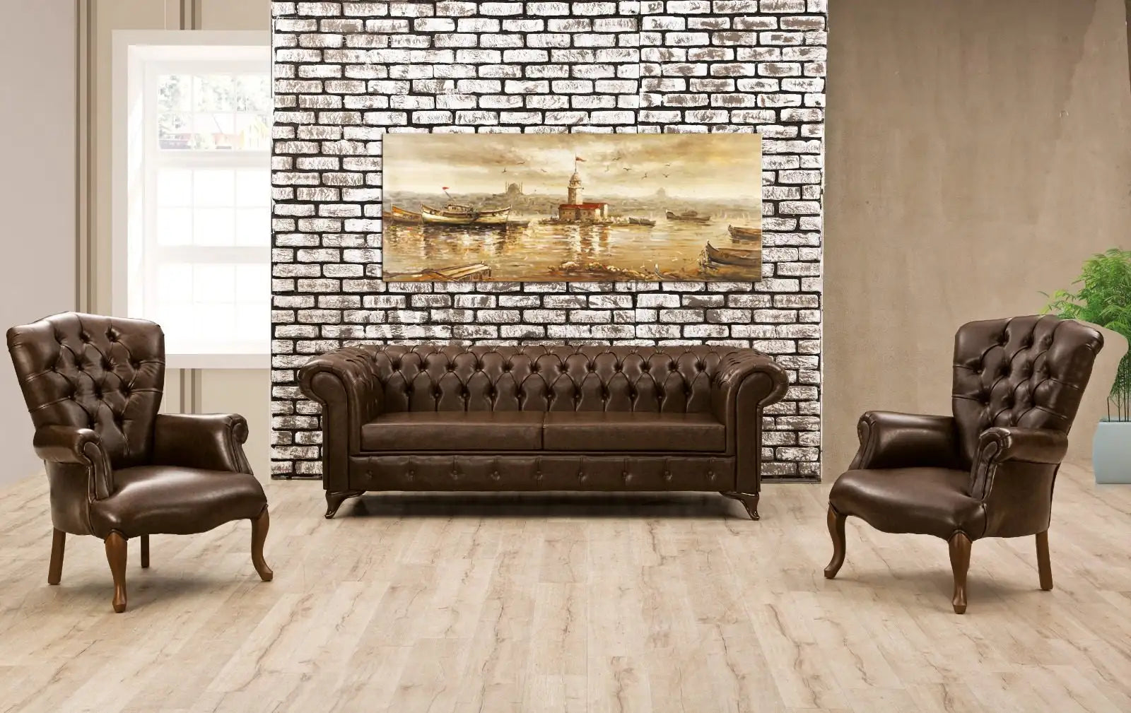 Fotoliu fix pentru birou Imperial – Maxinova (imaginea 3)