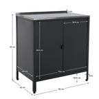 Dulap bucatarie INES, negru