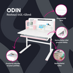 Masa pentru copii ODIN, vedere 8