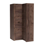 Dulap de colt INFINITY 14, frasin inchis