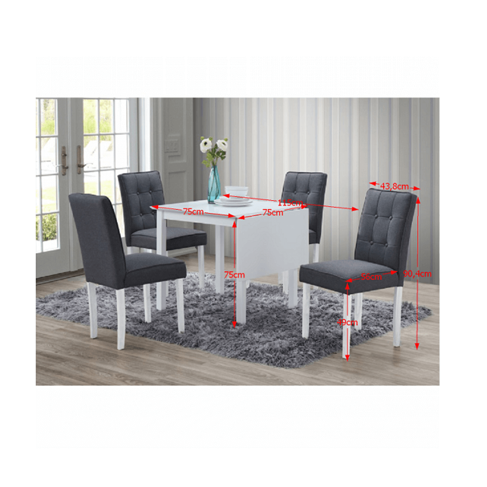 Set masa si scaune extensibil BJORK NEW 1+4, vedere 3