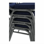 Scaun JEFF, albastru inchis / gri