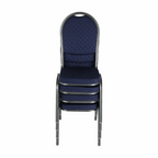Scaun JEFF, albastru inchis / gri