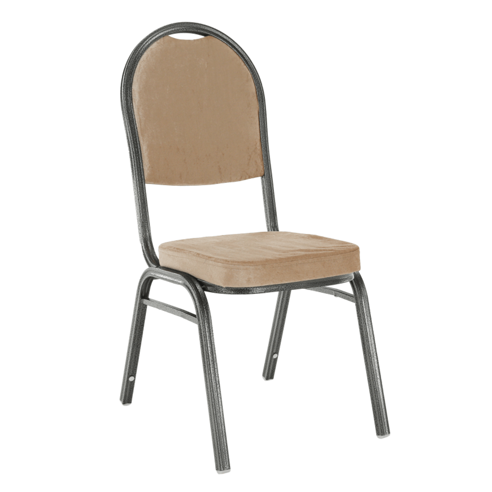 Scaun JEFF 2 NEW, tesatura bej/cadru gri