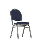 Scaun JEFF, albastru inchis / gri