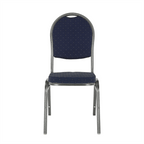 Scaun JEFF, albastru inchis / gri