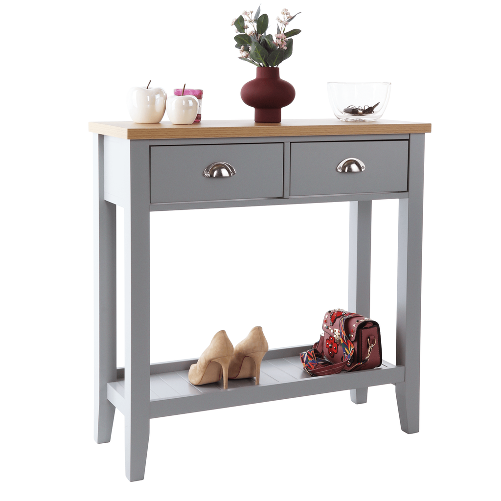 Masa consola JEREVAN, nuc gri / deschis
