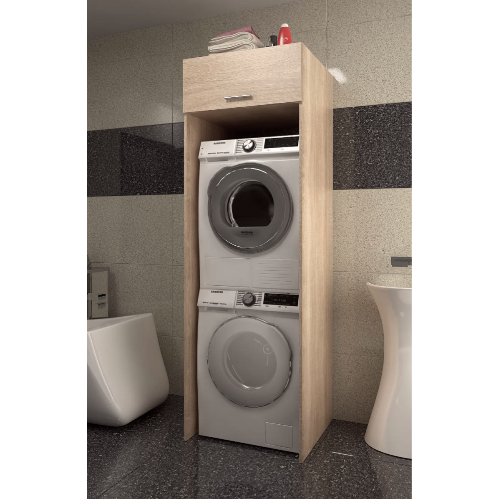 Mobilier baie JERGI, stejar sonoma