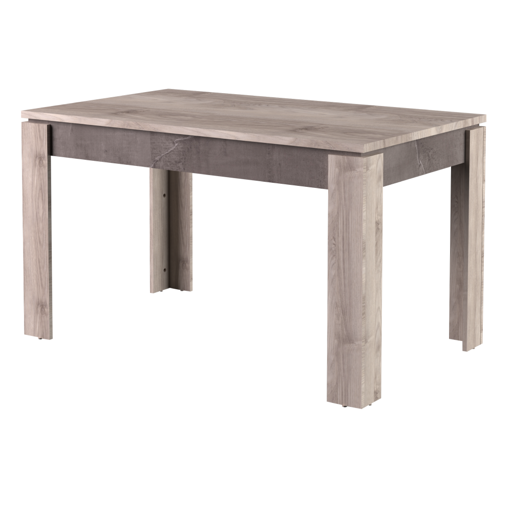 Masa dining extensibila JESI NEW, castan Nairobi/onix, 130-175x80 cm