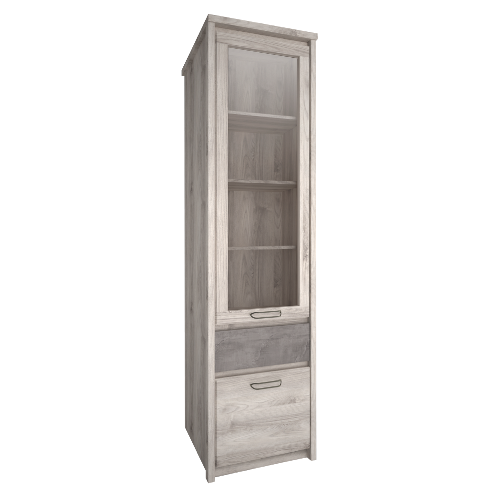 Vitrina 1D1W1S JESI NEW, castan Nairobi/onix