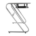 Birou PC JOFRY, negru argintiu