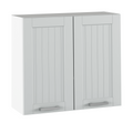 Dulap superior JULIA TYP 11, gri deschis/alb