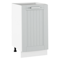 Dulap inferior JULIA TYP 54, gri deschis/alb