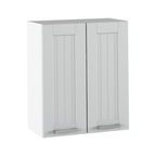 Dulap superior JULIA TYP 6, gri deschis/alb