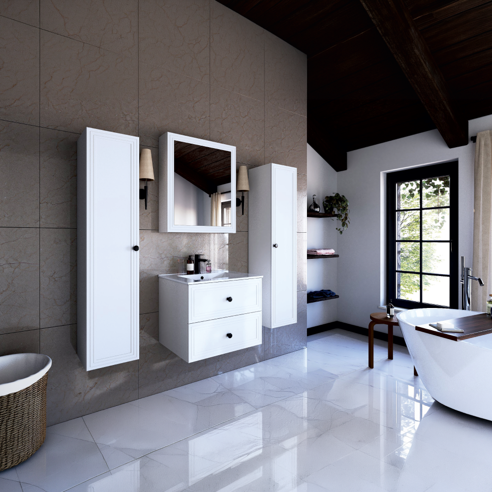 Mobilier baie JUMP, alb