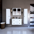 Mobilier baie JUMP, alb