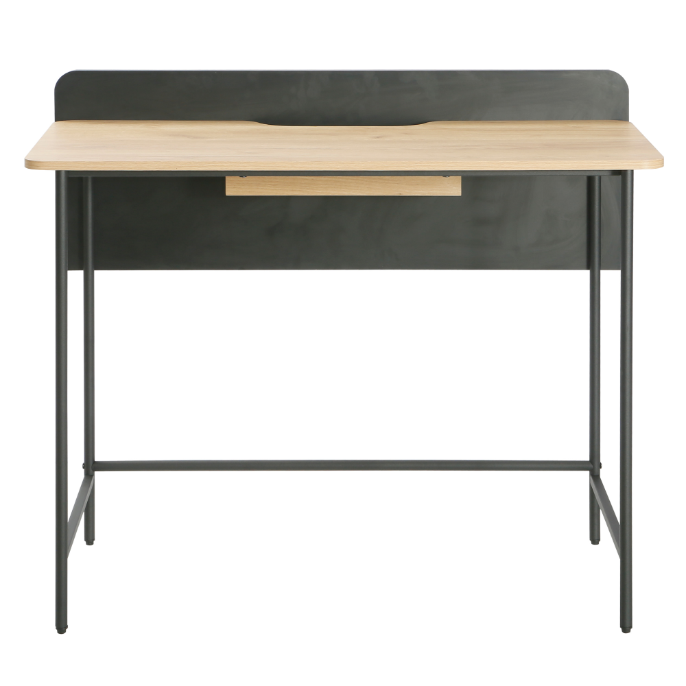 Birou PC KOMPUS, stejar / negru