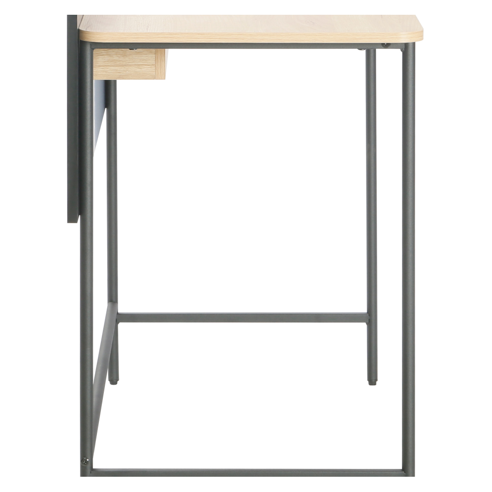 Birou PC KOMPUS, stejar / negru