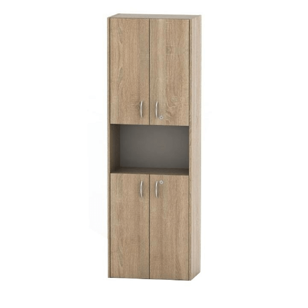 Dulap cu 4 usi si 1 nisa TEMPO ASISTENT NEW 003, stejar sonoma