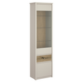 Vitrina KAROS 1D1W1S, casmir/stejar evoke