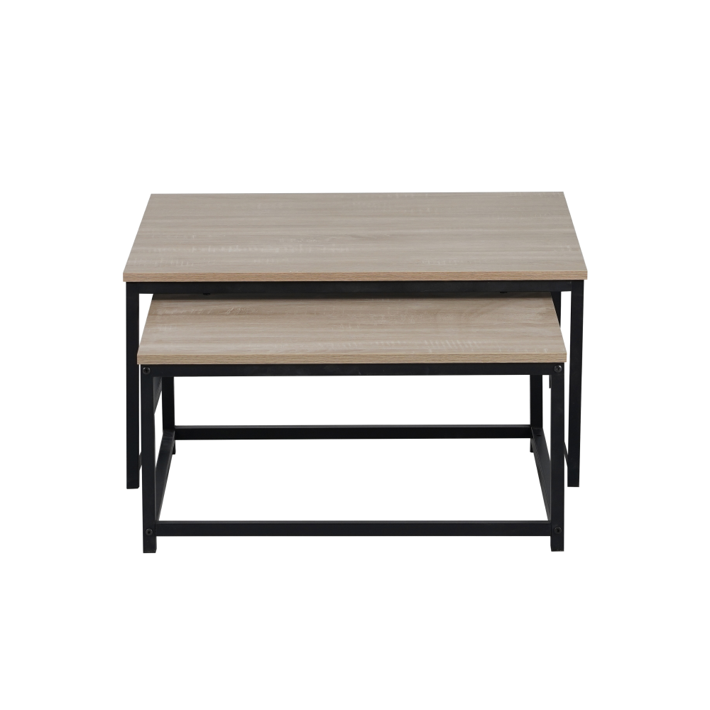 Masuta de cafea KASTLER, stejar sonoma / negru