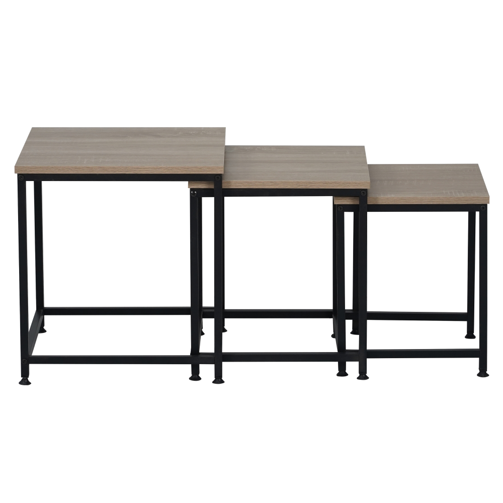 Masuta de cafea KASTLER, stejar sonoma / negru