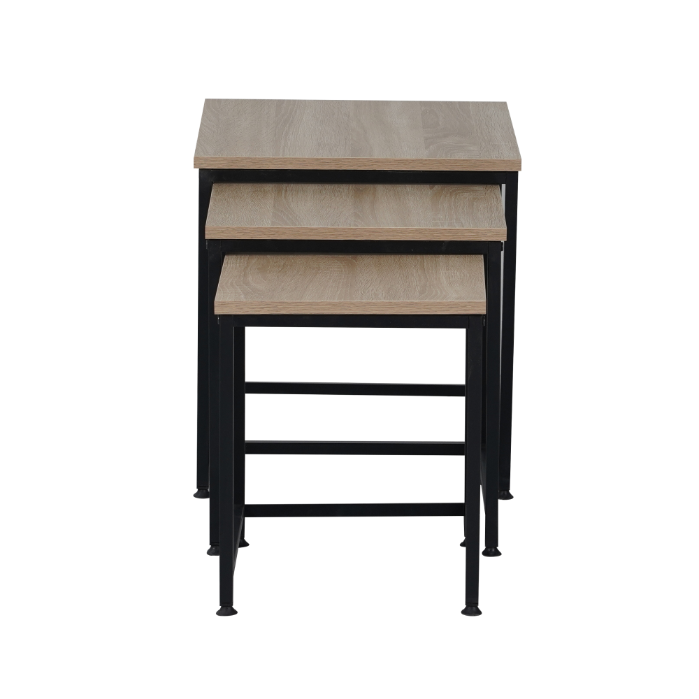 Masuta de cafea KASTLER, stejar sonoma / negru