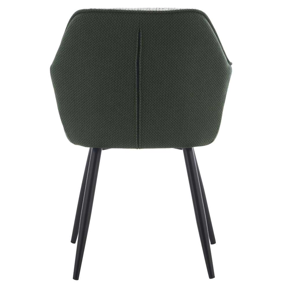 Fotoliu KATRIEL, verde / gri deschis / negru
