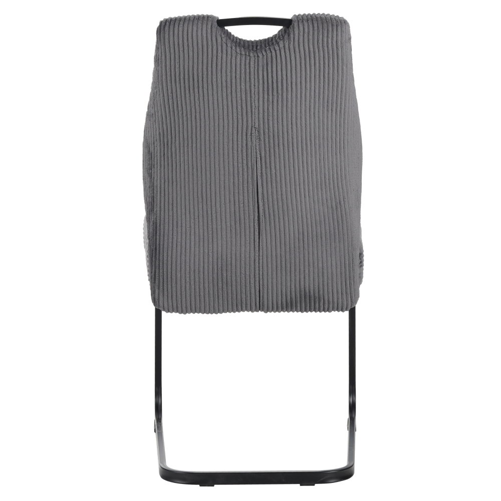 Scaun KELMA, gri / negru