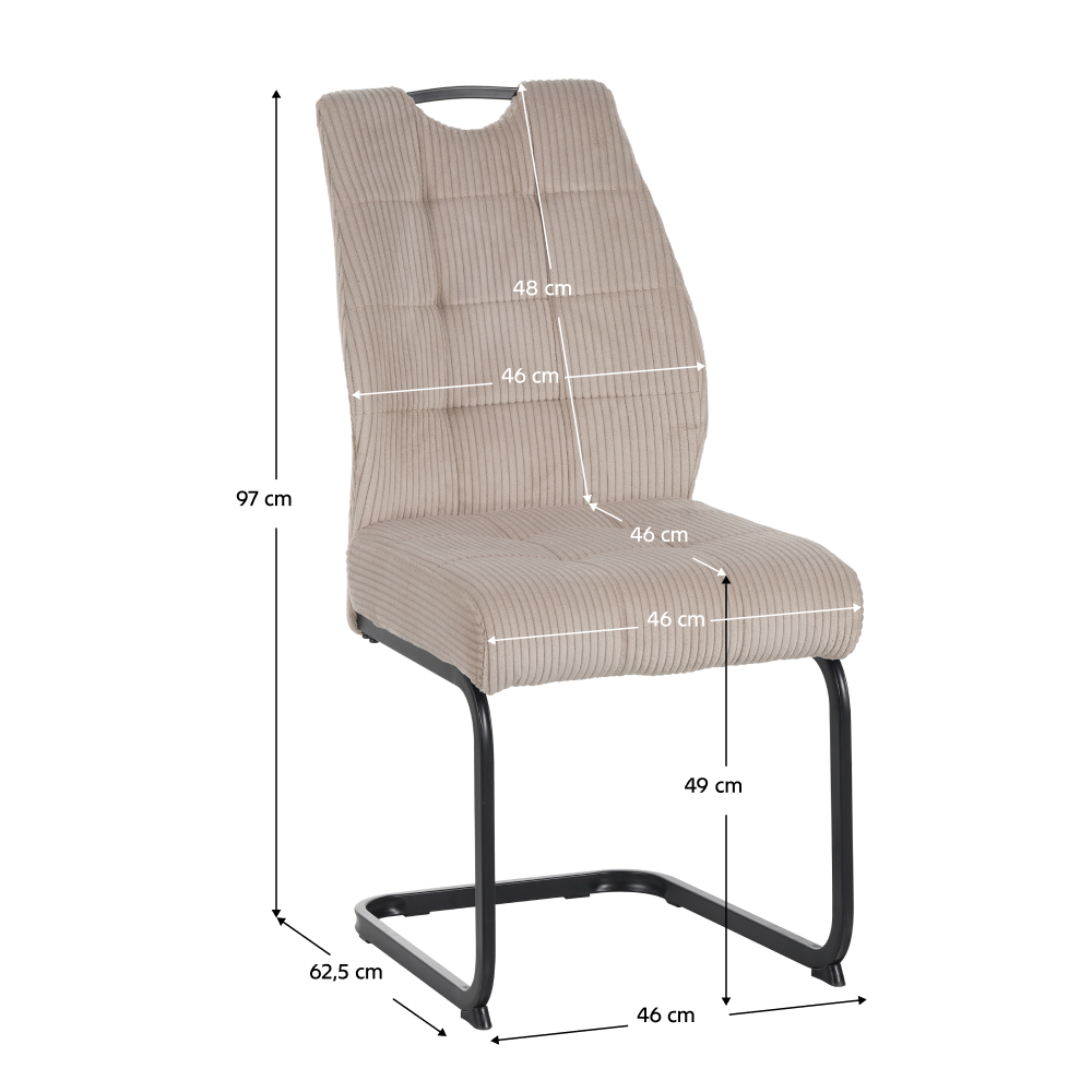 Mobilier KELMA, maro gri / negru