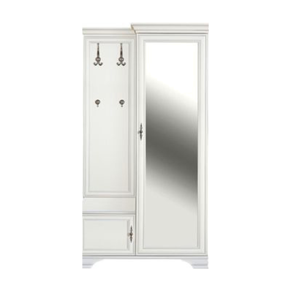 Set de hol KENTAK PPK110P, alb alpin, dreapta