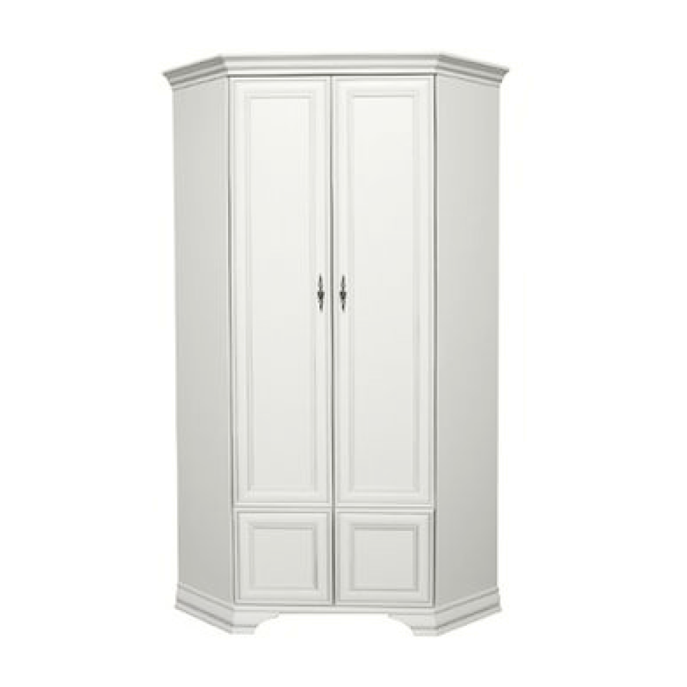 Dulap de colt KENTAK SZFN2D, alb alpin