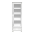 Vitrina KENTAK REG1W1S, alb alpin