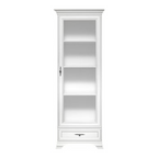 Vitrina KENTAK REG1W1S, alb alpin