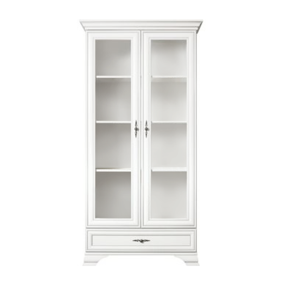 Vitrina KENTAK REG2W1S, alb alpin