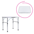 Masa de camping pliabiala KEPI TYP 2, aluminiu/MDF