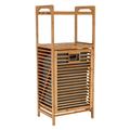 Cos de rufe KERI NEW, bambus natural/gri
