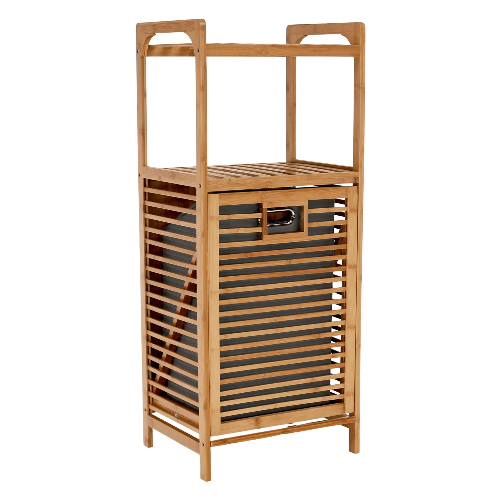 Cos de rufe KERI NEW, bambus natural/gri
