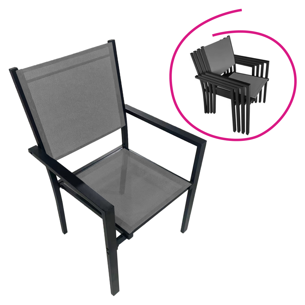 Set gradina KESIOS, gri / negru