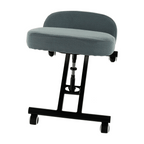 Scaun kneeling KILIAN, gri deschis / negru
