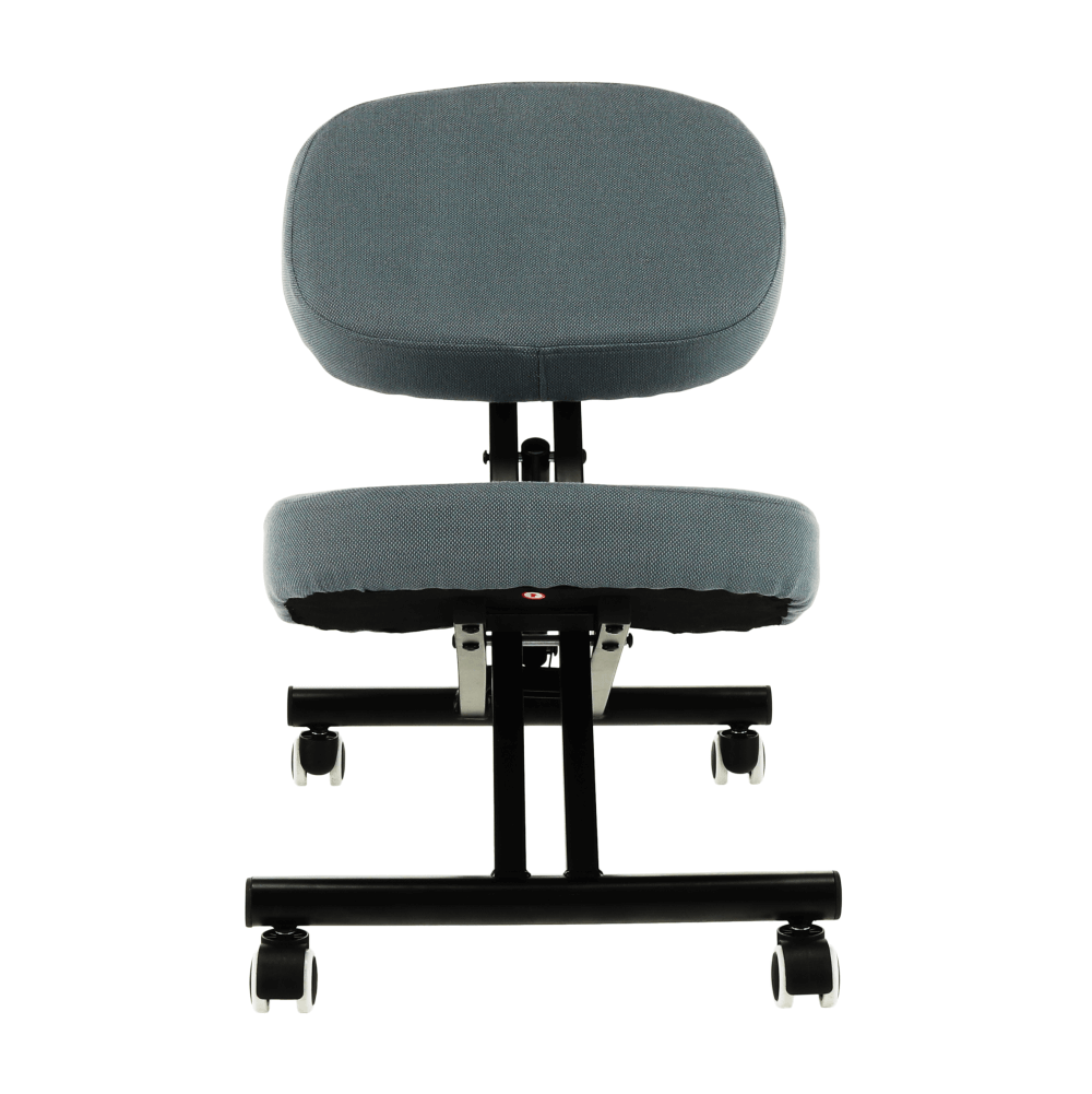Scaun kneeling KILIAN, gri deschis / negru