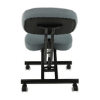 Scaun kneeling KILIAN, gri deschis / negru