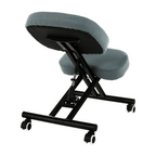 Scaun kneeling KILIAN, gri deschis / negru