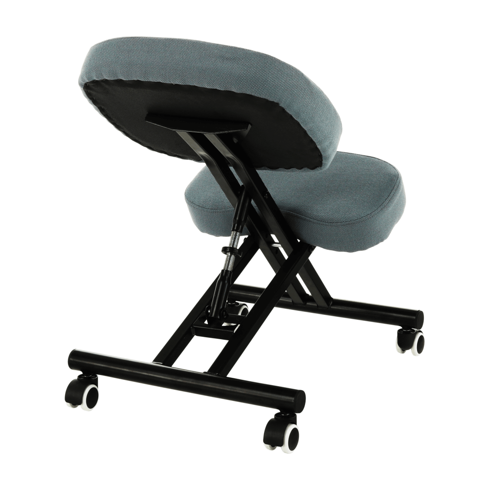 Scaun kneeling KILIAN, gri deschis / negru