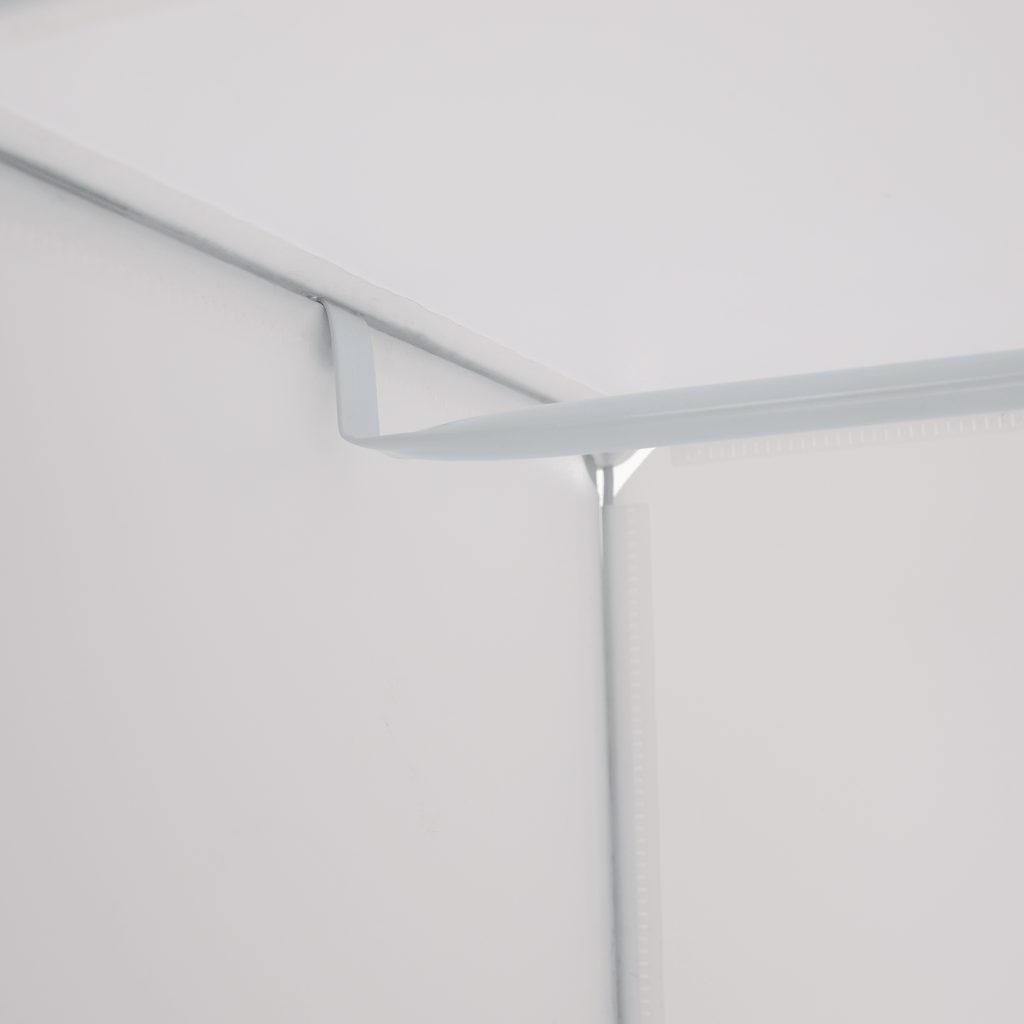 Dulap modular KIRBY, alb / maro