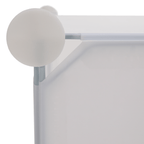 Dulap modular KIRBY, alb / maro